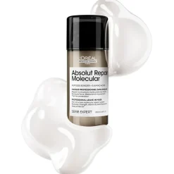 Absolut Repair Molecular Mascarilla Profesional Reparadora sin Aclarado para Cabello Dañado 100 ml - L'oral