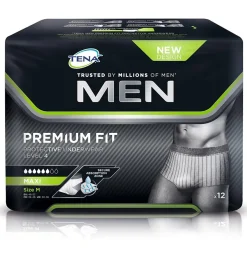 Absorbente Incontinencia Orina - Tena Men Protective Underwear Calzoncillo (12 Unidades Talla M) - Sca Hygiene Products