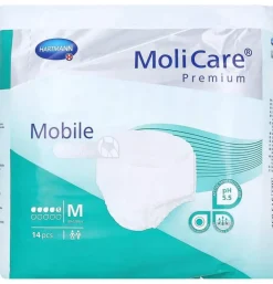 Absorbente Incontinencia Orina Ligera con Slip - Molicare Mobile Light (14 Unidades Talla Mediana) - Laboratorios Hartmann