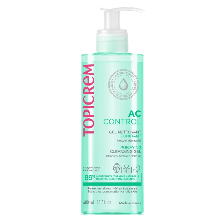 AC Contorl Gel Control Limpiador Purificante, 400 ml. - Topicrem
