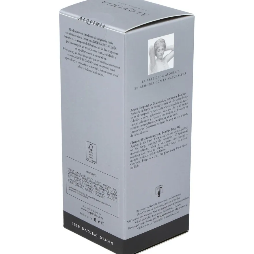 Aceite Corporal Manzanilla-Romeo-Enebro 150Ml.