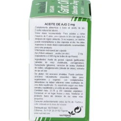 Aceite De Ajo (Garlic Oil) 2Mg. 60Cap. Health Aid