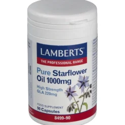 Aceite de Borraja Puro 1000mg(high Gla215mg)90cap - Lamberts
