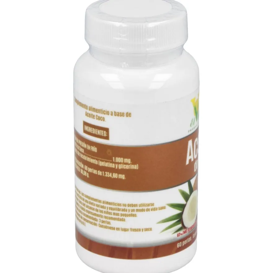 Aceite de Coco 60 Perlas - El Valle