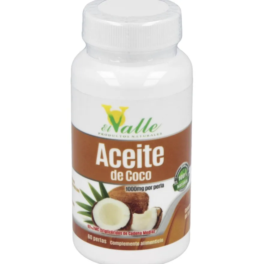 Aceite de Coco 60 Perlas - El Valle