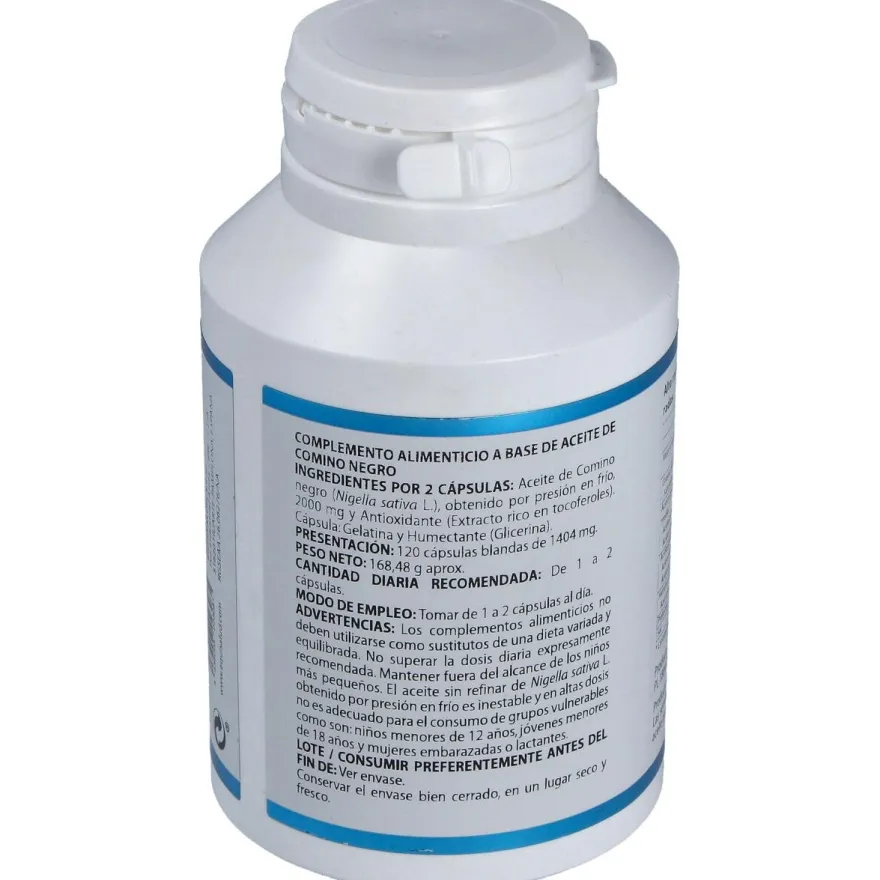 Aceite de Comino Negro 1.000mg 120cáps - Equisalud