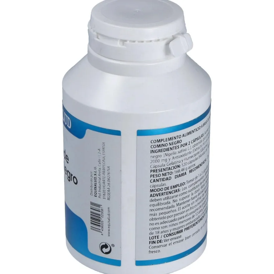 Aceite de Comino Negro 1.000mg 120cáps - Equisalud