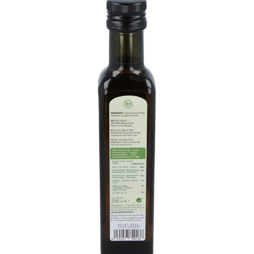 Aceite De Germen Trigo 1 Pres 250Ml.