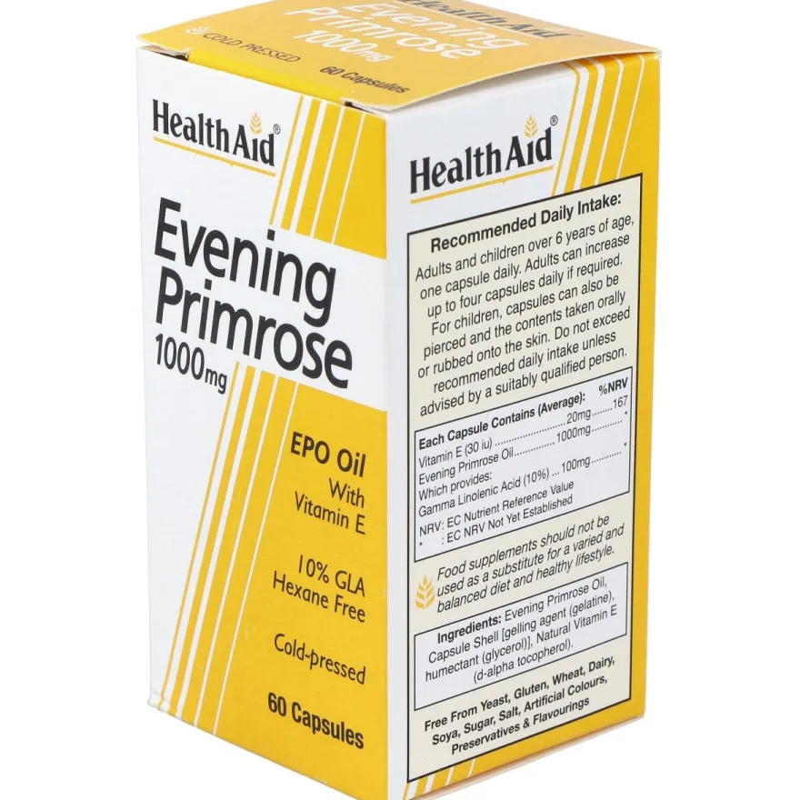 Aceite De Onagra 1.000Mg. 60Cap. Health Aid