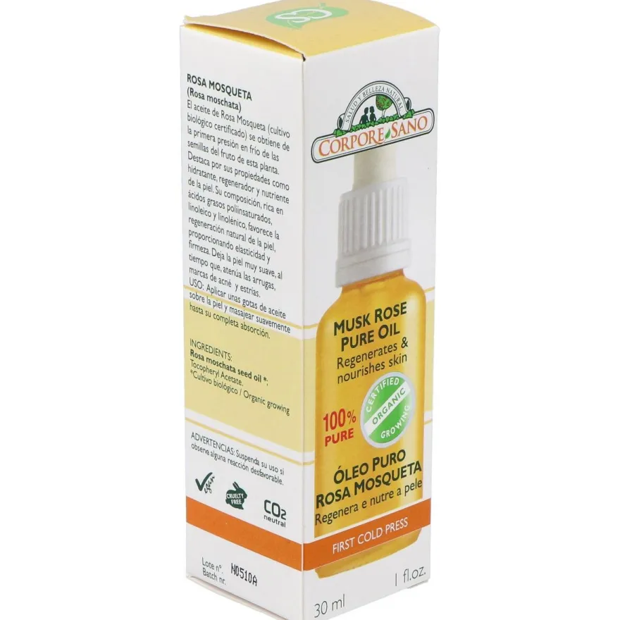 Aceite de Rosa Mosqueta Bio 100% Puro 30ml - Corpore Sano