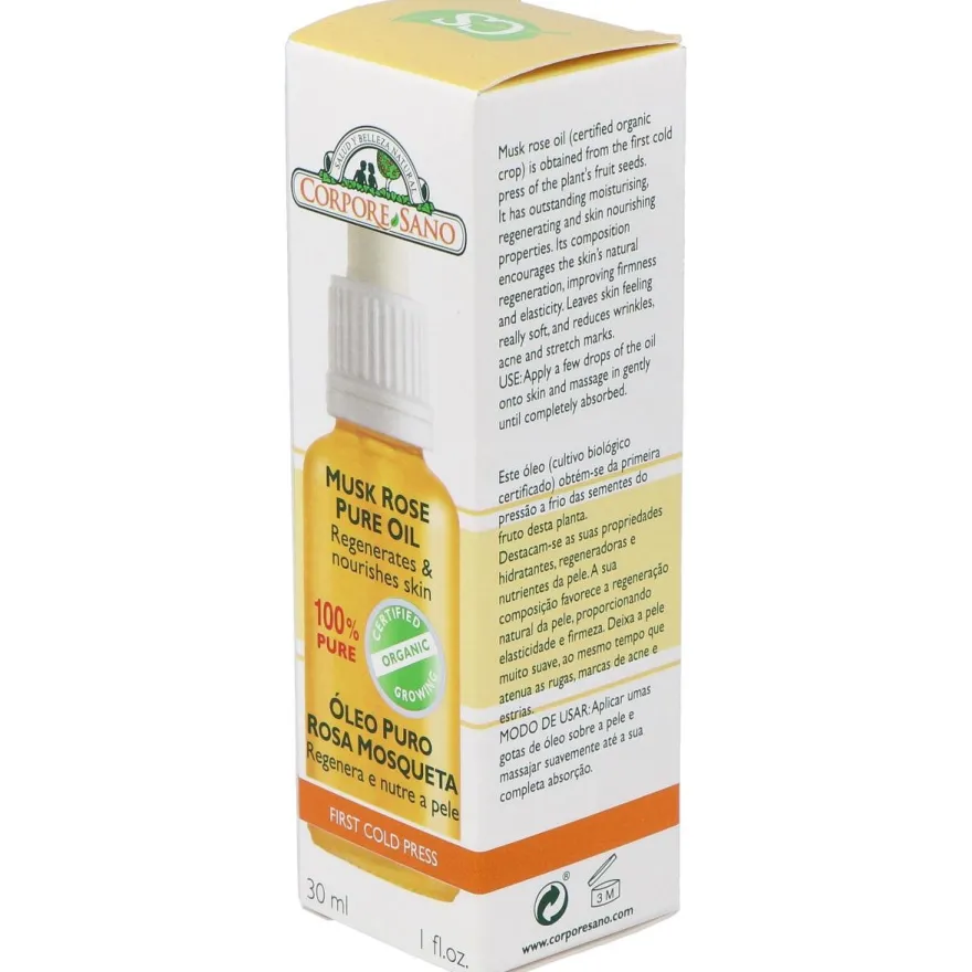 Aceite de Rosa Mosqueta Bio 100% Puro 30ml - Corpore Sano
