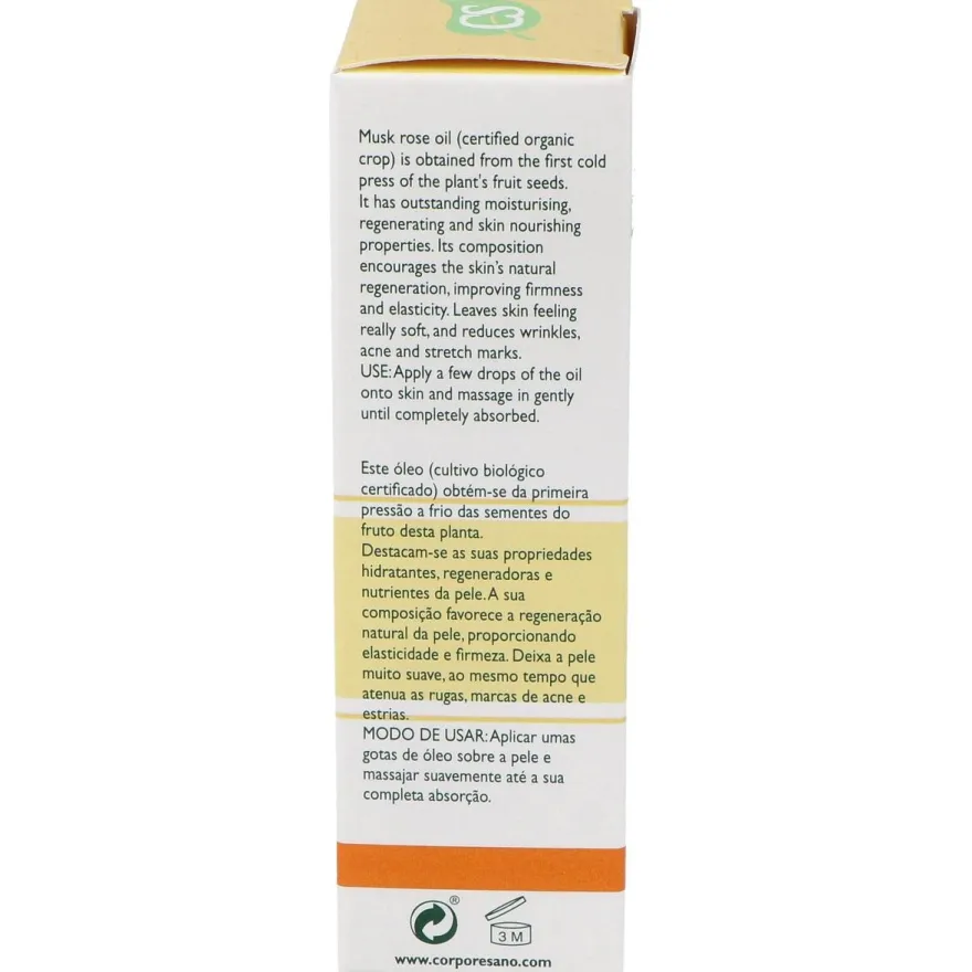 Aceite de Rosa Mosqueta Bio 100% Puro 30ml - Corpore Sano