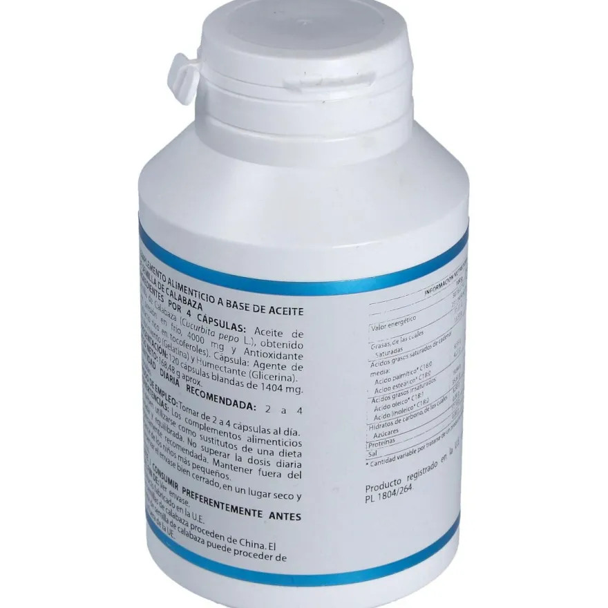 Aceite de Semilla de Calabaza 1000mg 120caps - Equisalud