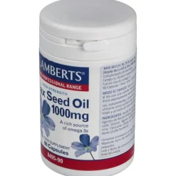 Aceite de Semillas de Lino 1000 mg. 90 Cap - Lamberts