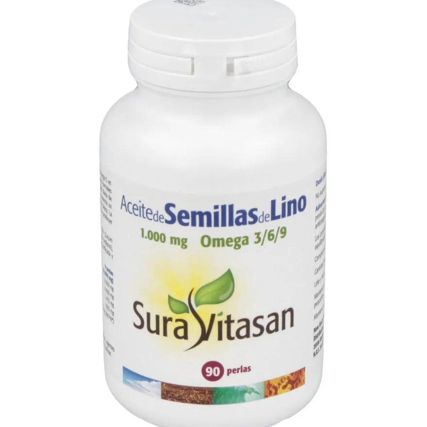 Aceite de Semillas de Lino 90 Perlas - Sura Vitasan