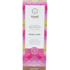 Aceite Elixir Ayurveda Rosa Regenerante 100ml - Khadi