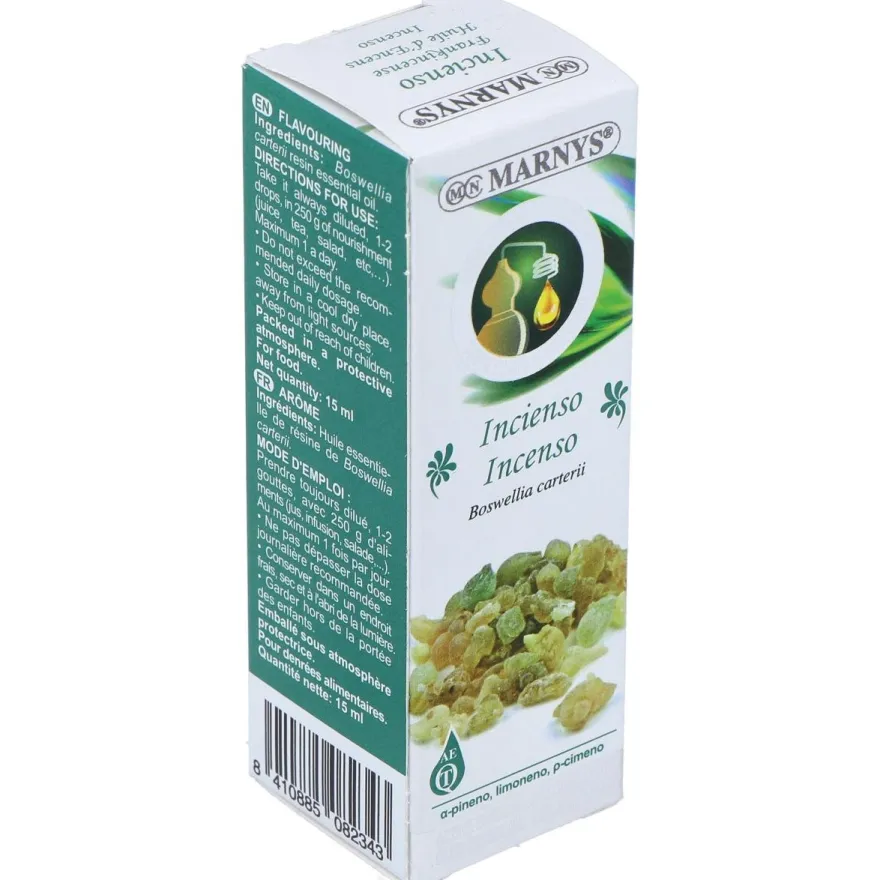 Aceite Esencial Alimentario de Incienso Estuche 15ml - Marnys