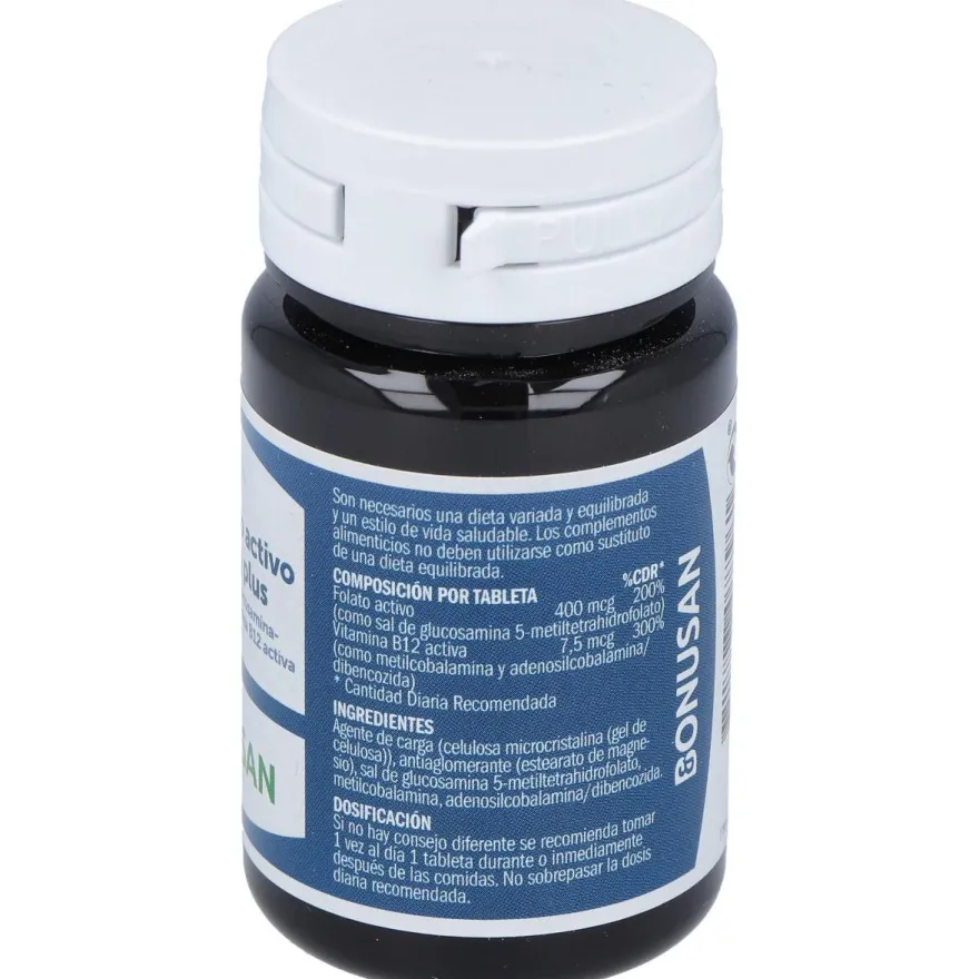 Acido Folico Activo 400Mcg. Plus 90Comp.