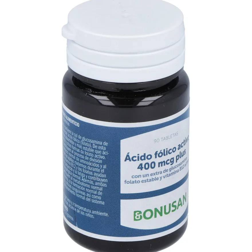 Acido Folico Activo 400Mcg. Plus 90Comp.