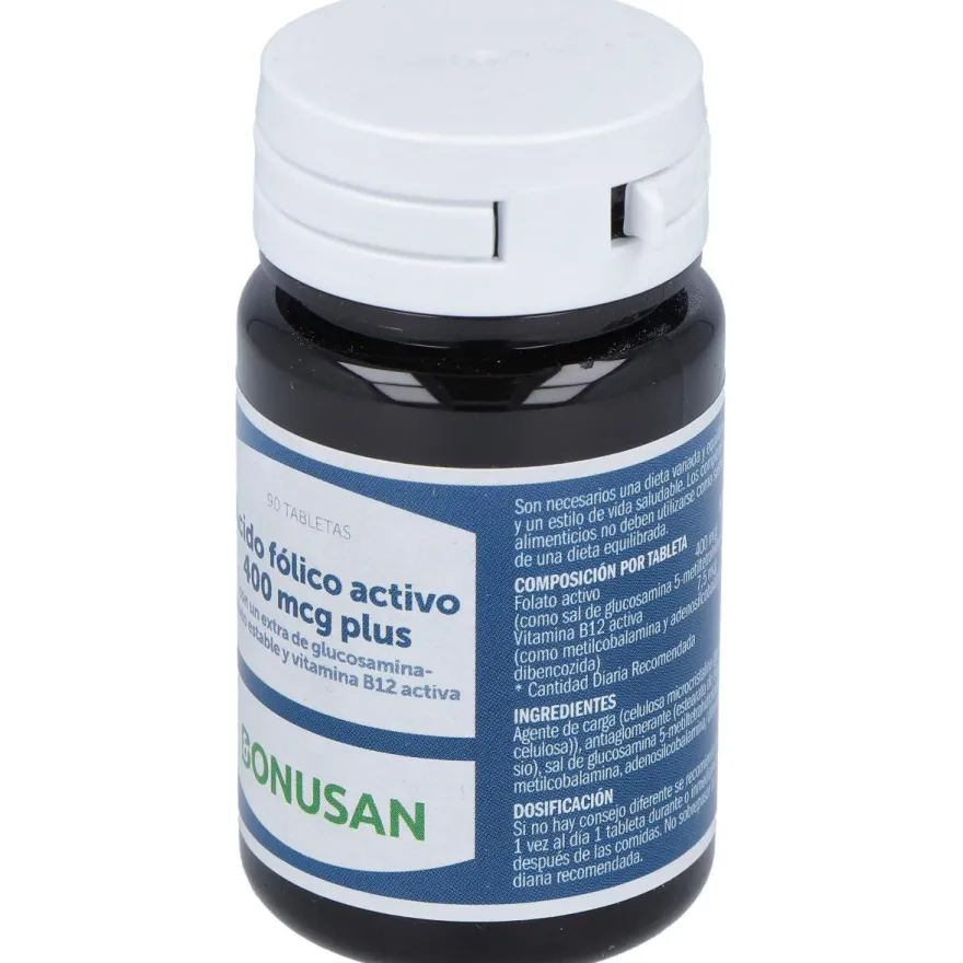 Acido Folico Activo 400Mcg. Plus 90Comp.