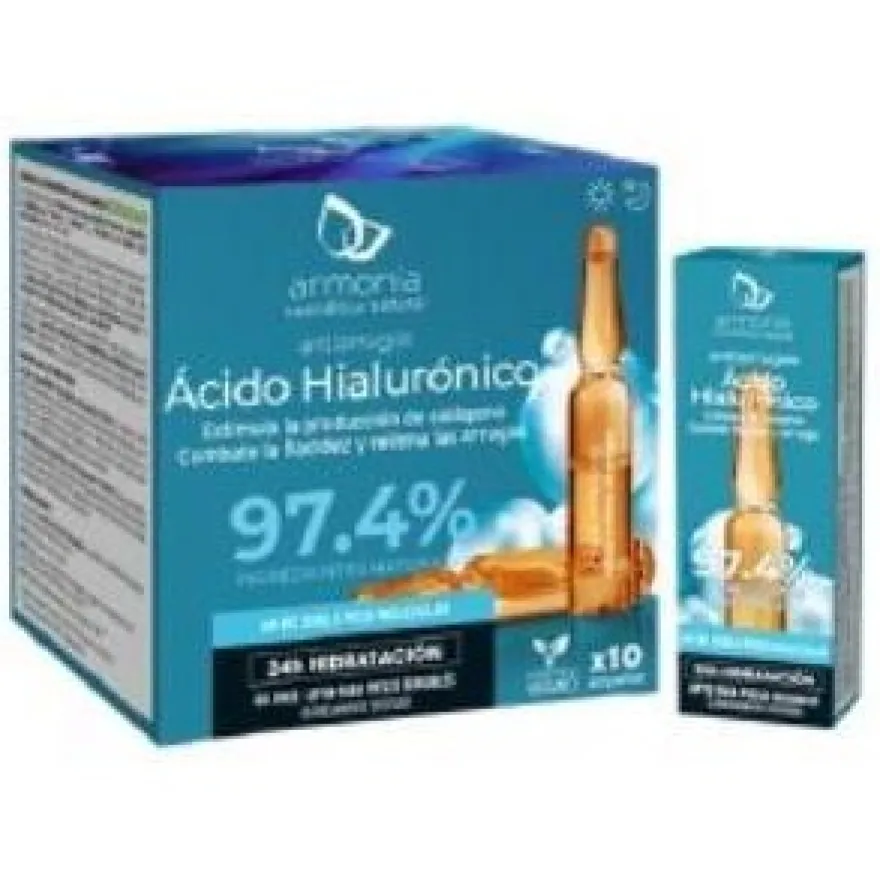 Acido Hialuronico Antiarrugas 10Amp.