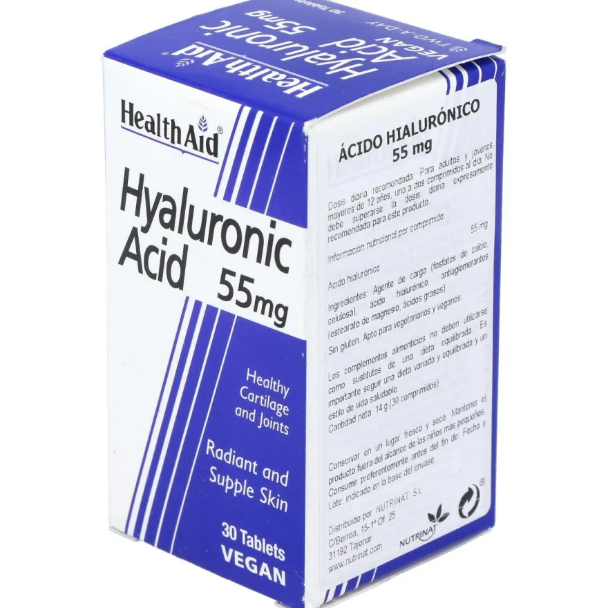 Acido Hialuronico 55Mg. 30Comp. Health Aid