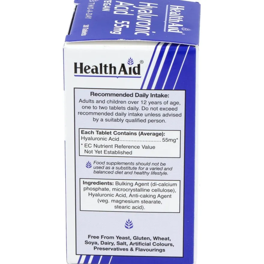 Acido Hialuronico 55Mg. 30Comp. Health Aid