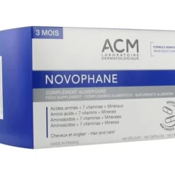 Acm Novophane Complemento Anticaída 180 Cápsulas