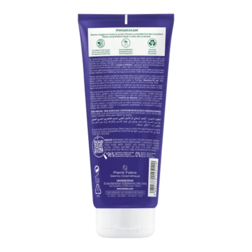 Acondicionador a la Centaurea BIO, 200 ml. - Klorane