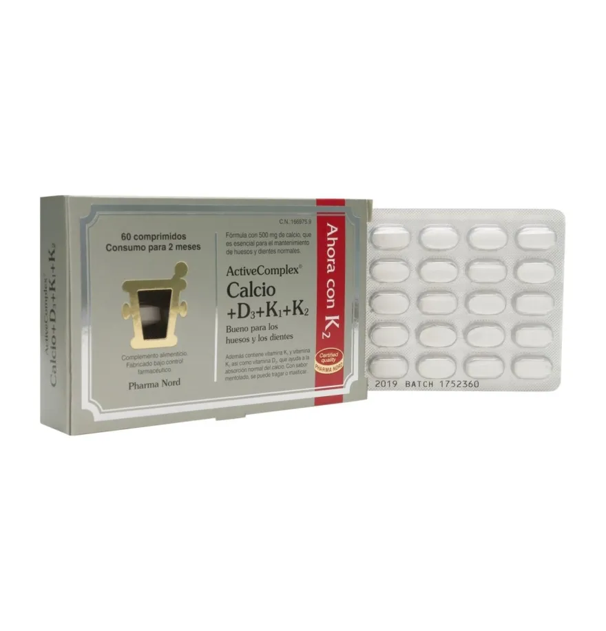 Activecomplex Calcio+d3+k (60 Comprimidos) - Pharma Nord