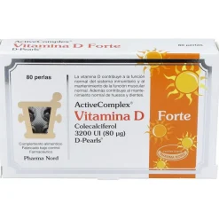 Activecomplex Vitamina D 3200ui 80 Perlas - Pharma Nord