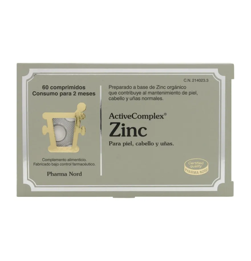 Activecomplex Zinc (60 Comprimidos) - Pharma Nord