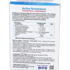 Active Fermentum Probiótico Inmunidad 30vcaps - Zentrum