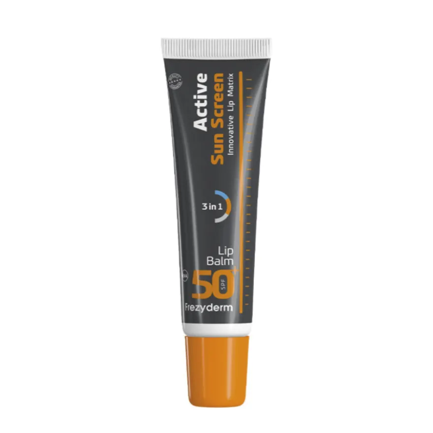 Active Sun Screen SPF 50+ Bálsamo Labial, 15 ml. - Frezyderm