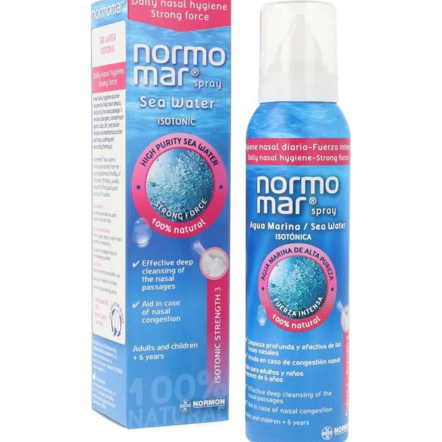 Agua Marina Spray con Fuerza Intensa 120ml - Normomar