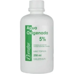 Agua Oxigenad Betafar 5% 250 ml - Betafar