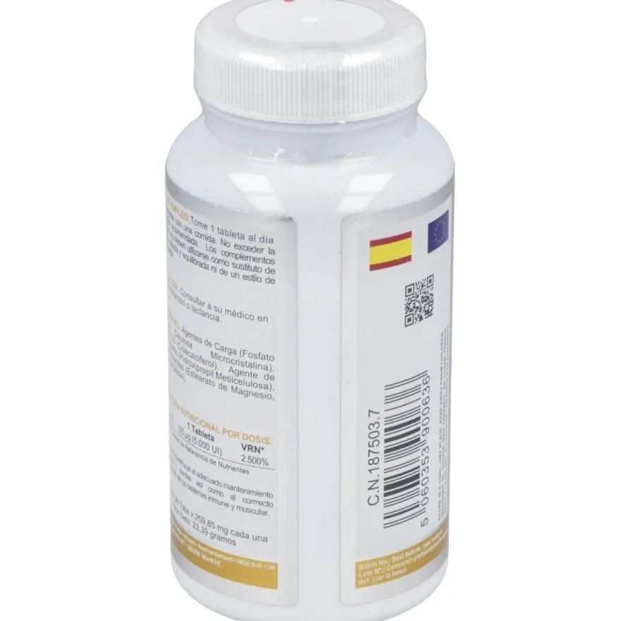 Airbiotic® Ab Vitamina D3 125Mg 90 Tabletas