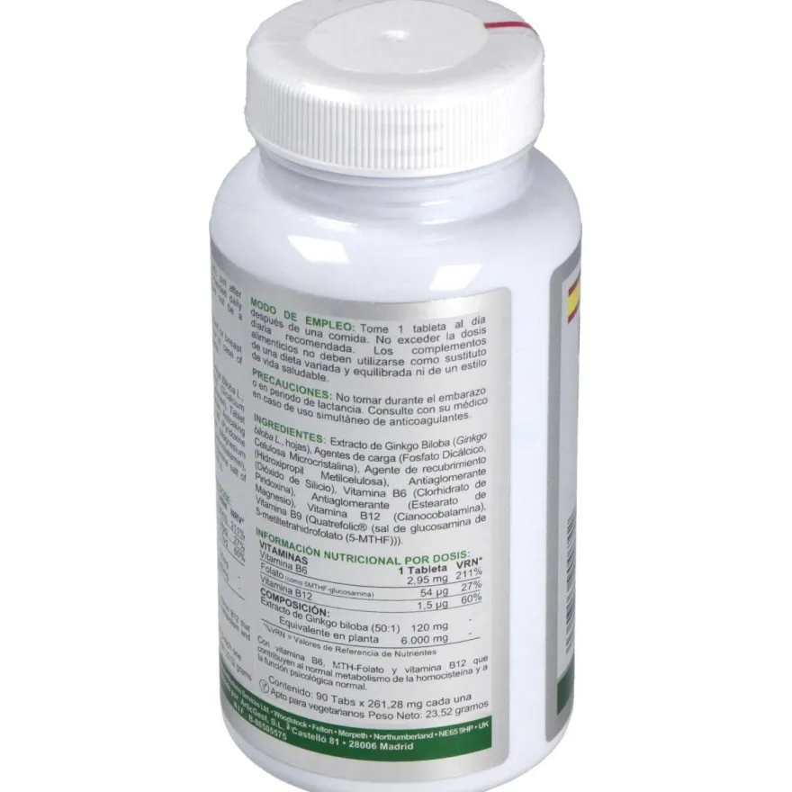 Airbiotic Ginkgo-Vit Ab Complex 6.000 90 Tabletas