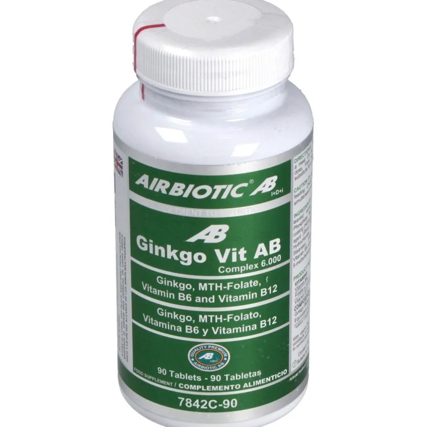 Airbiotic Ginkgo-Vit Ab Complex 6.000 90 Tabletas