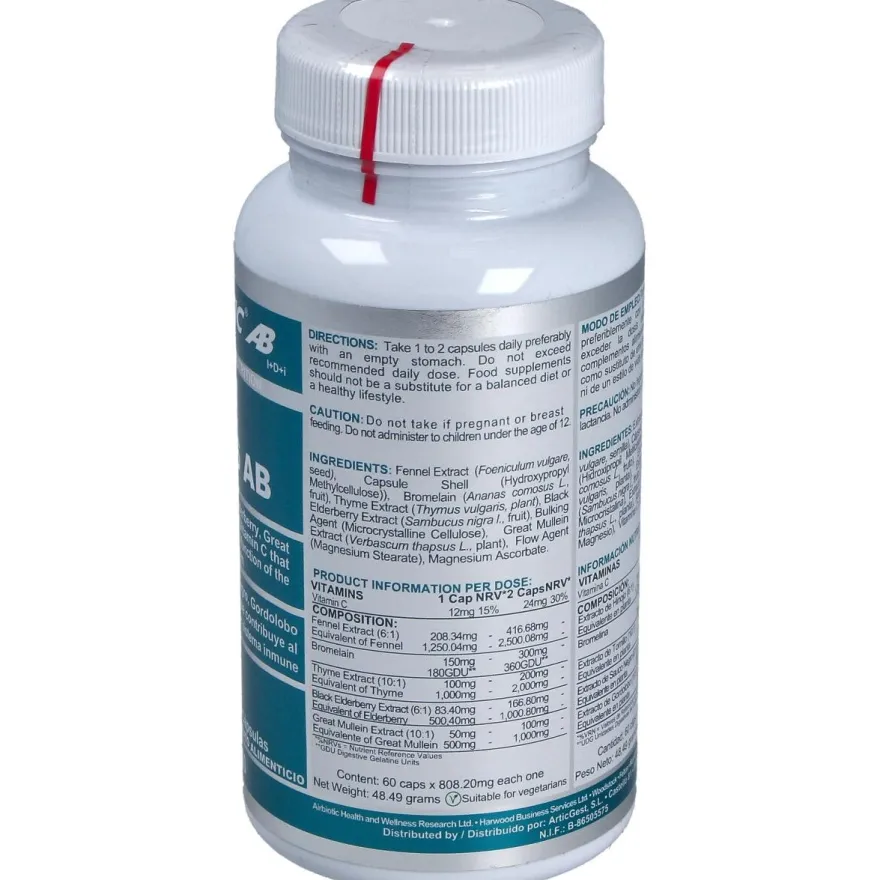 Airbiotic Pulm-6 Ab 60 Cápsulas