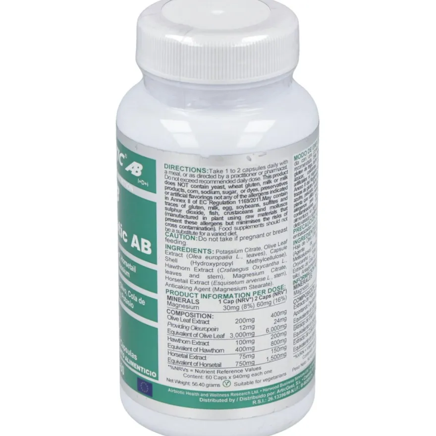 Airbiotic Tensibiotic Ab 60 Cápsulas