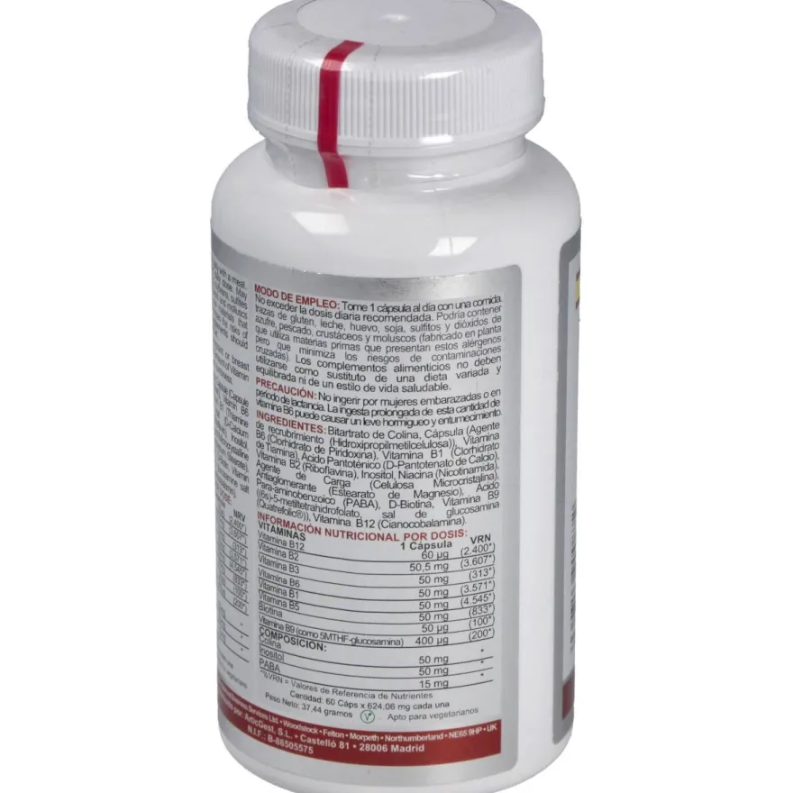 Airbiotic Vit B-50 Ab Complex 60 Cápsulas