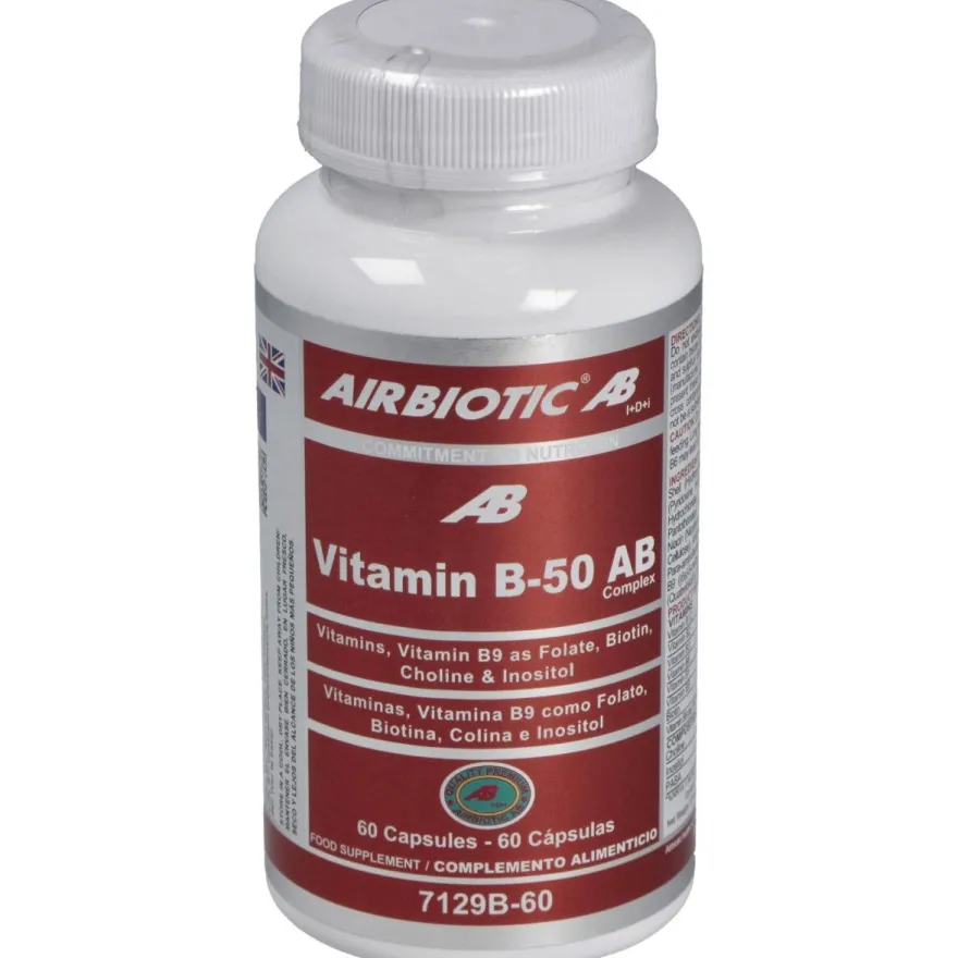 Airbiotic Vit B-50 Ab Complex 60 Cápsulas