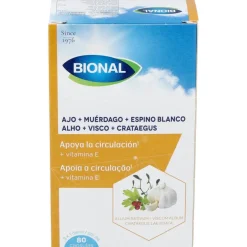 Ajo+muérdago+espino Blanco+vitamina e 80 Cápsulas - Bional