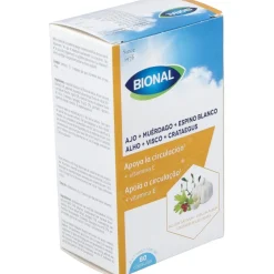 Ajo+muérdago+espino Blanco+vitamina e 80 Cápsulas - Bional