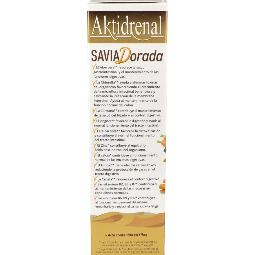 Aktidrenal Savia Dorada 250Ml. Lineabel