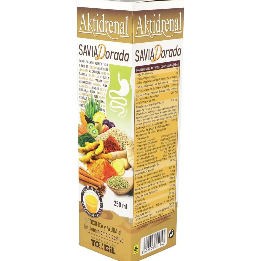 Aktidrenal Savia Dorada 250Ml. Lineabel