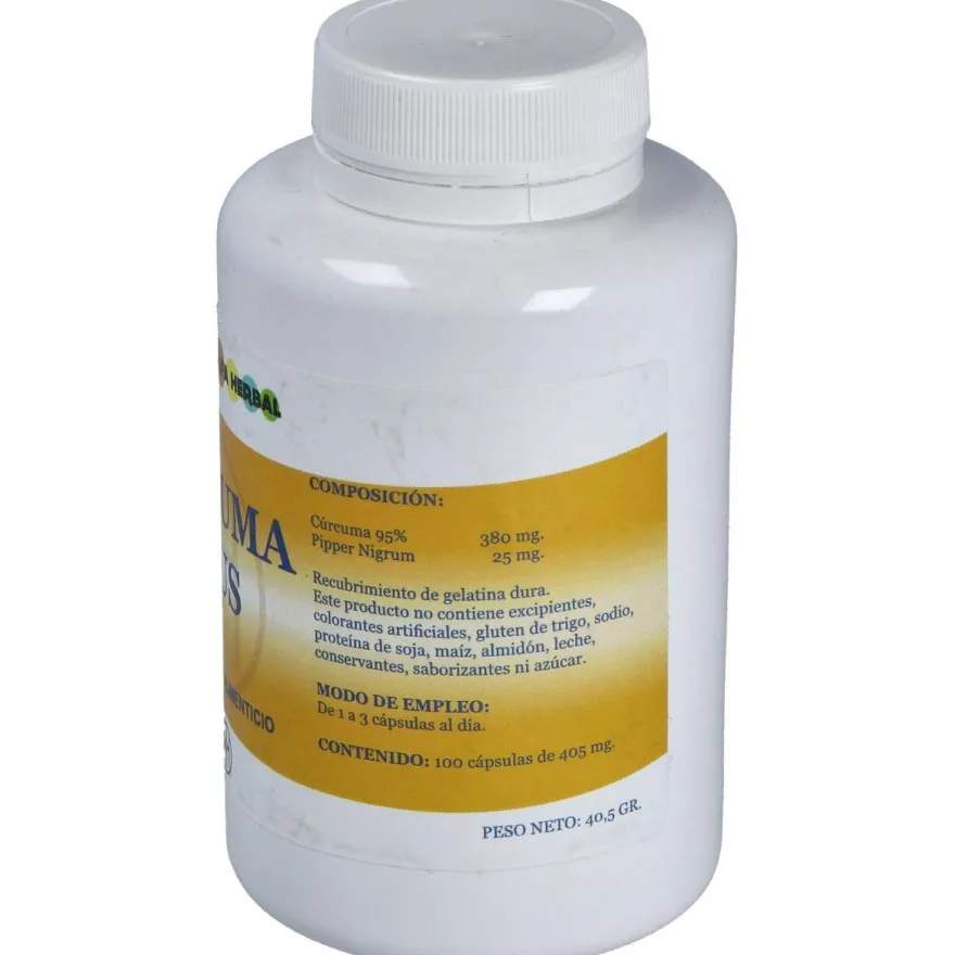 Alfa Herbal Cúrcuma Plus 100Caps