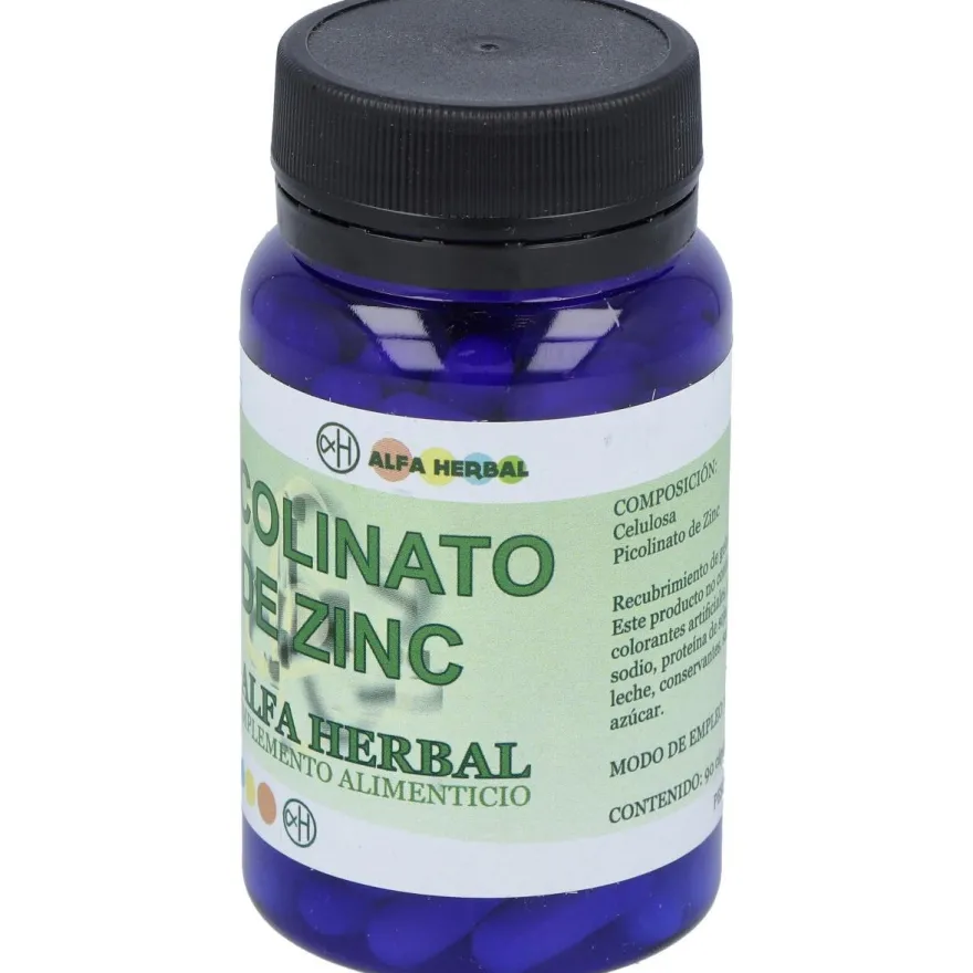 Alfa Herbal Picolinato De Zinc 90Caps