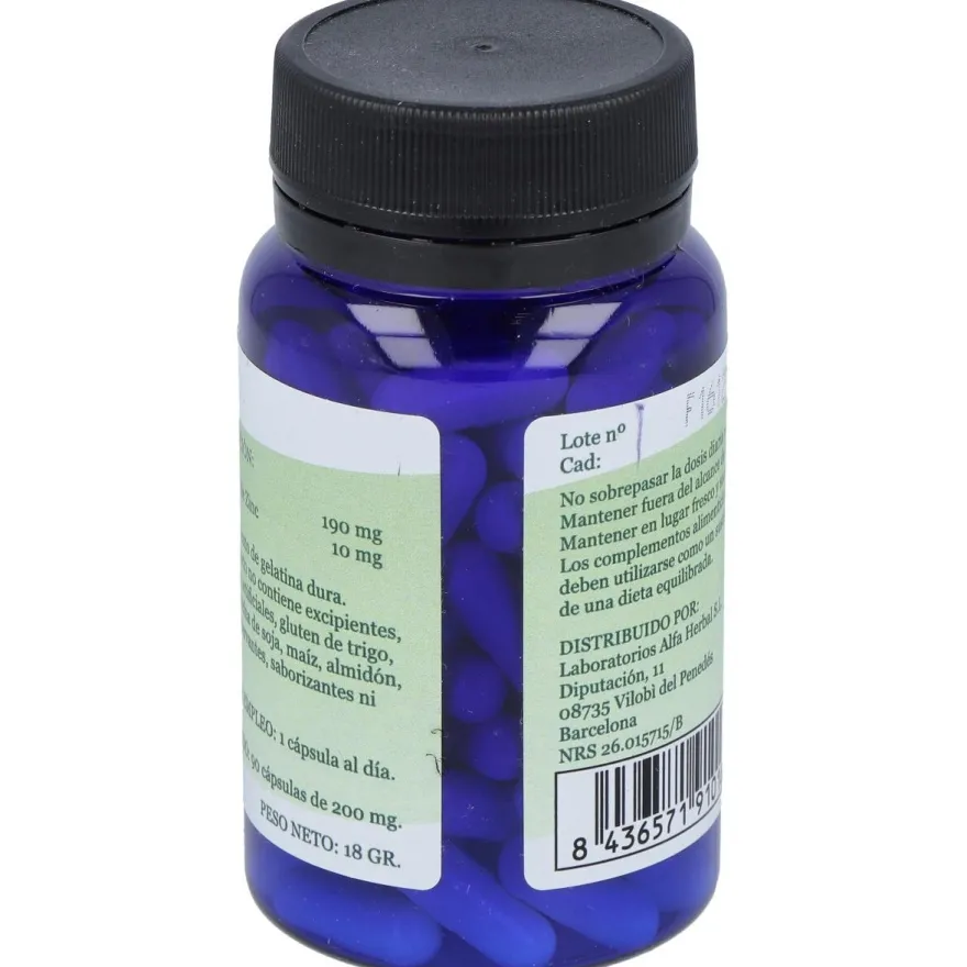 Alfa Herbal Picolinato De Zinc 90Caps